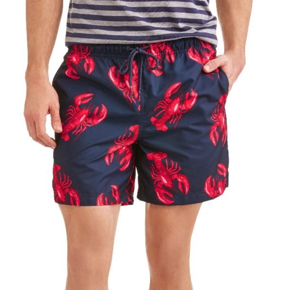 GEORGE Lobster Swim Trunks - Picture 1 of 4